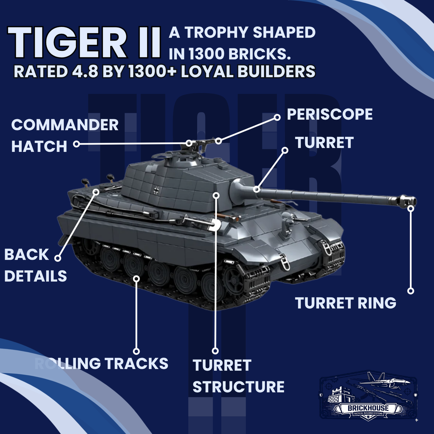 TIGER II: TACTICAL TRACK BATTLEFIELD TANK