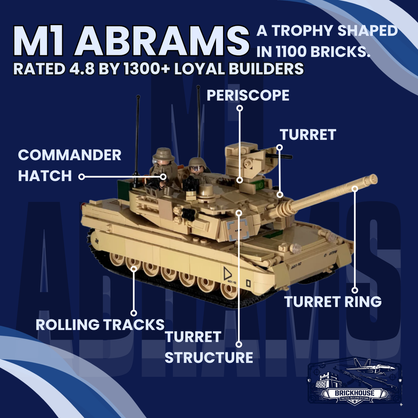 M1 ABRAMS: PRECISION TURRET BATTLE TANK