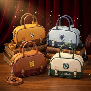House Crest Satchel Boston Bag
