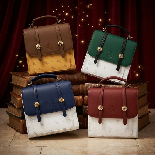 House Emblem Flap Satchel