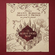 Marauder's Map Fleece Blanket
