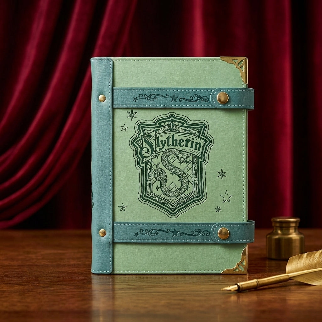 Slytherin Strap-Bound Journal